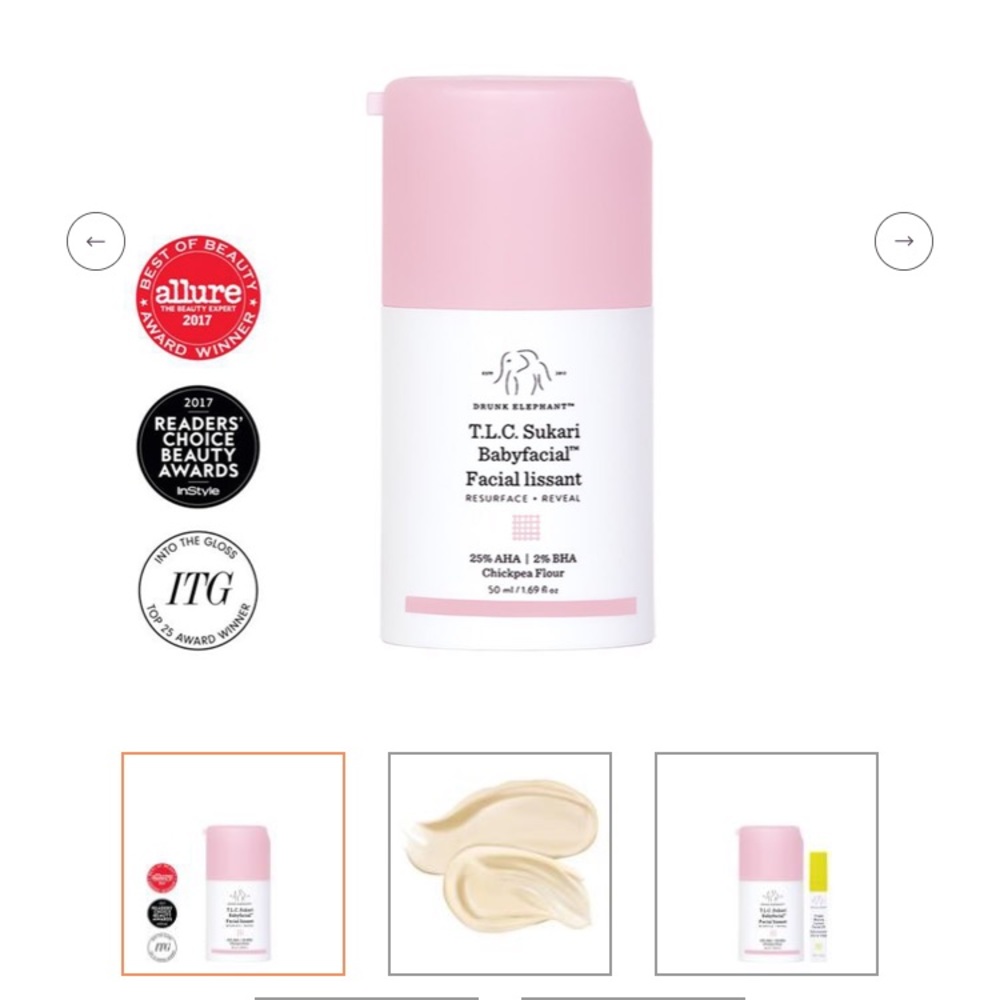 Drunk Elephant TLC Sukari Babyfaciak